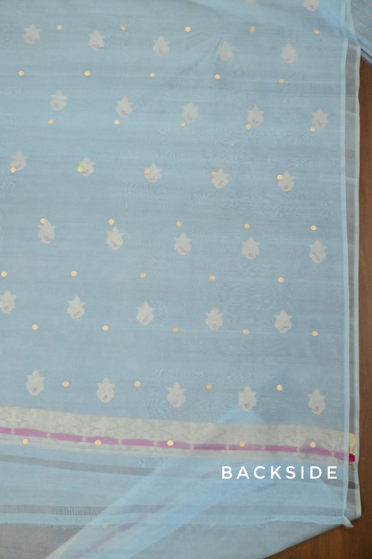Handloom Pure Kora Silk Suit Set with Banarasi Zari Weave & Meenakari Highlights
