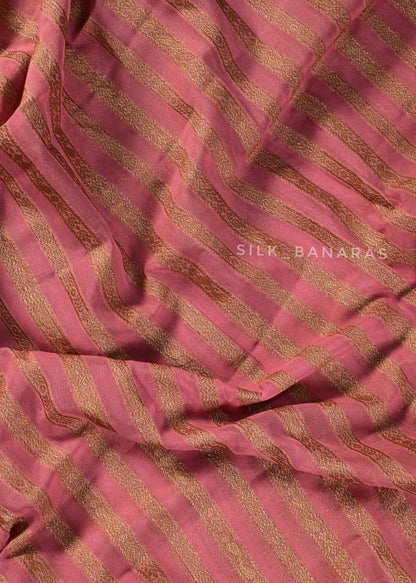Onion Pink Georgette Saree
