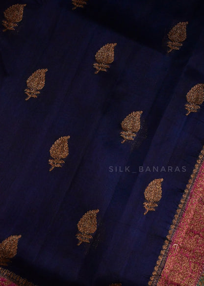 Triple Shade Handwoven Kora Organza Saree