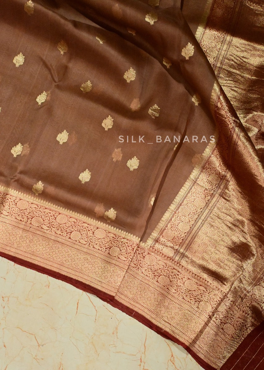 Handloom Pure Organza Silk Saree