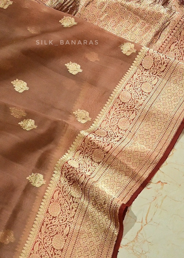 Handloom Pure Organza Silk Saree