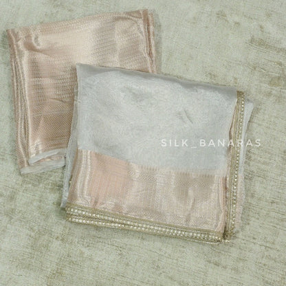 Silver Tissue Saree