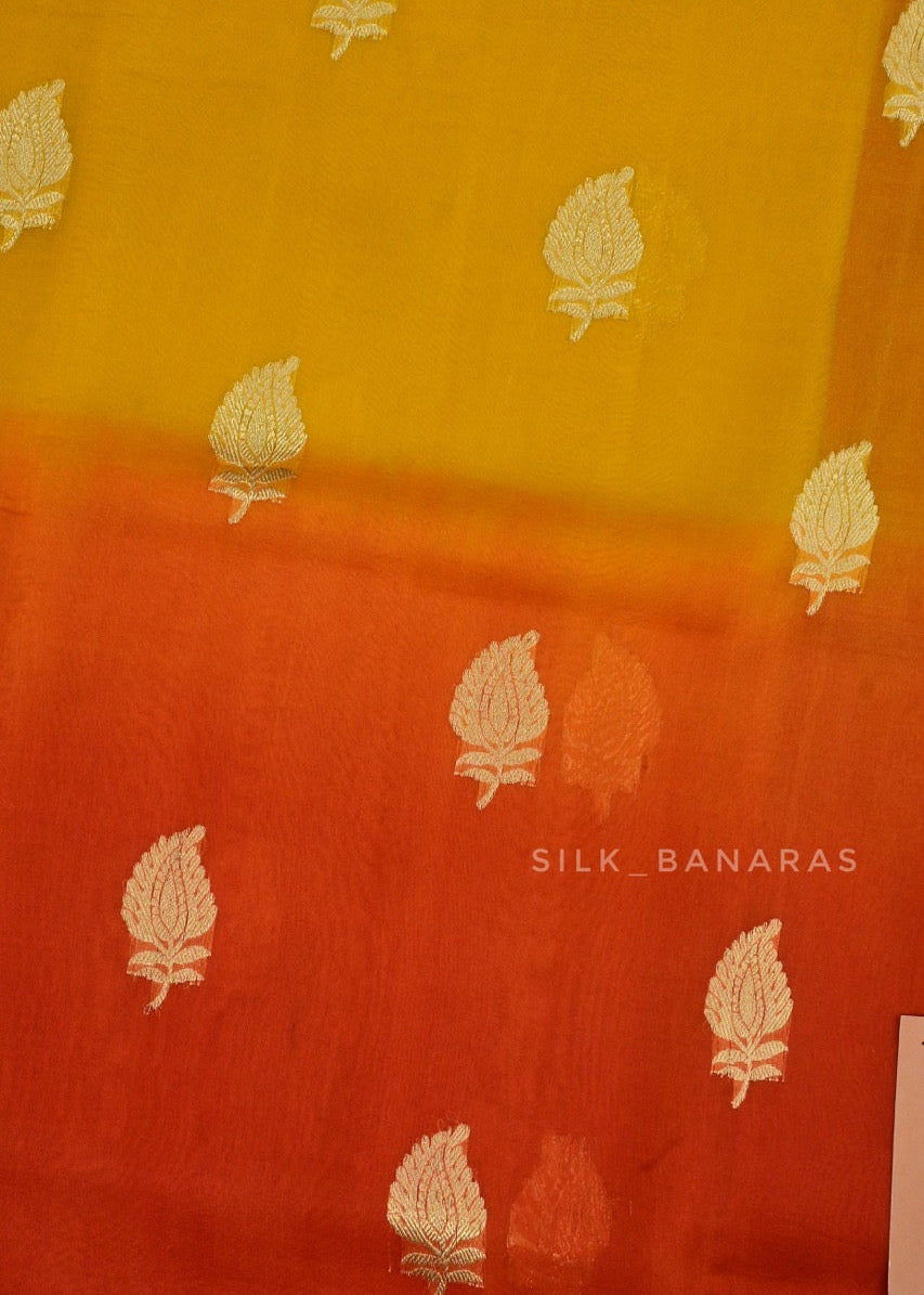 Shaded Organza Silk Saree