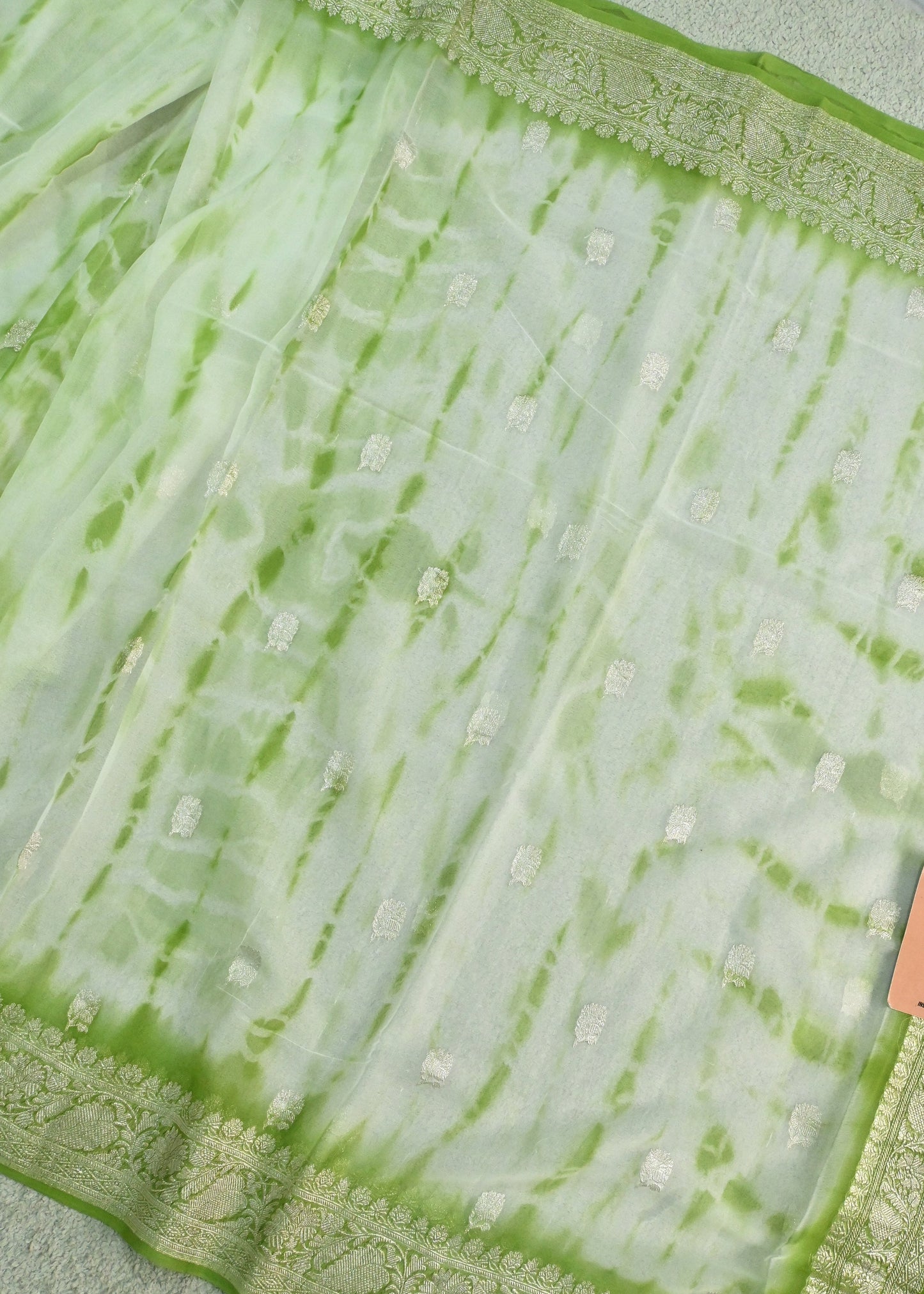 Chiffon Silk Saree in Shibori Dye