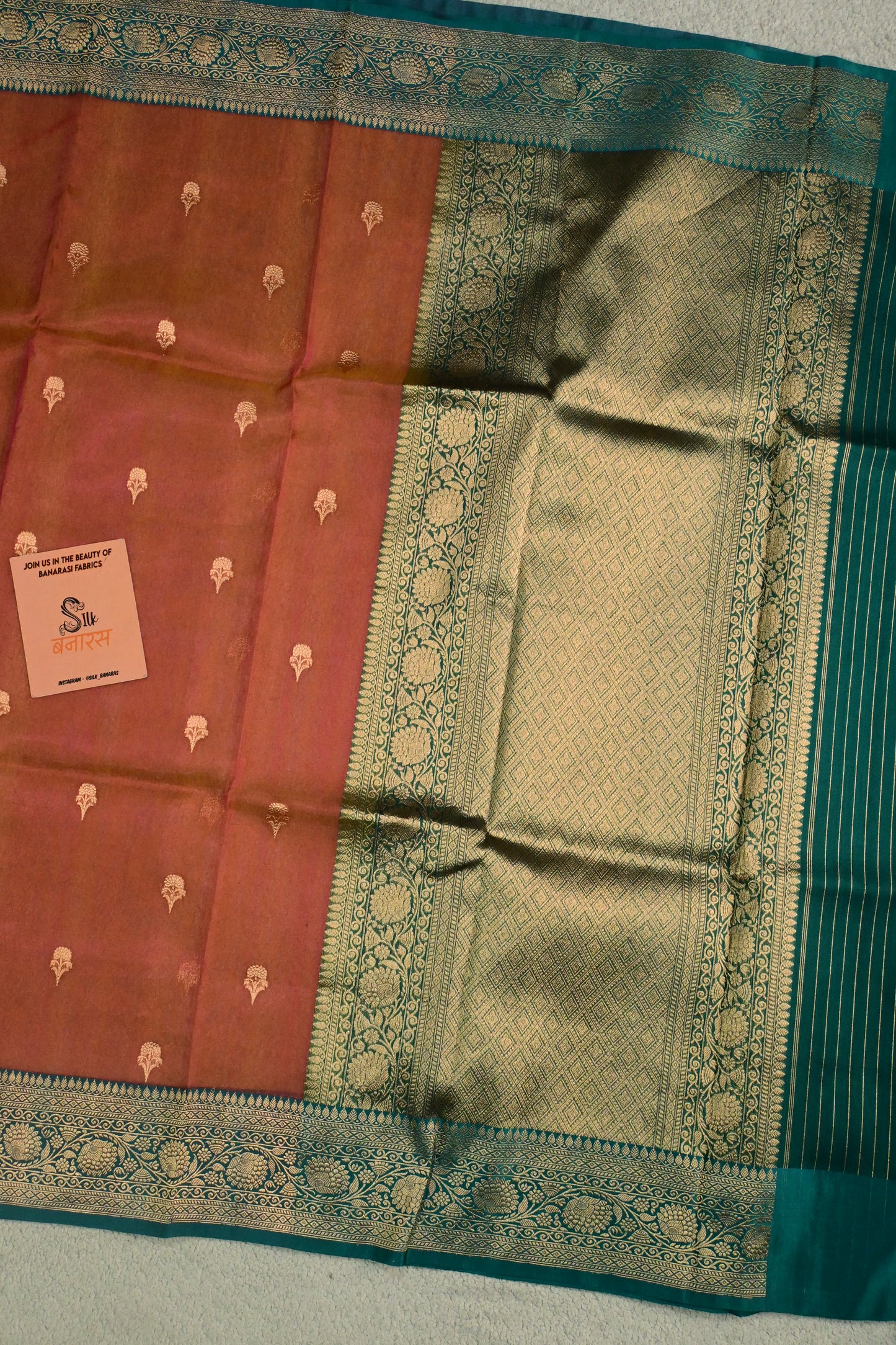 Banarasi Handwoven Pure Tissue Silk Saree