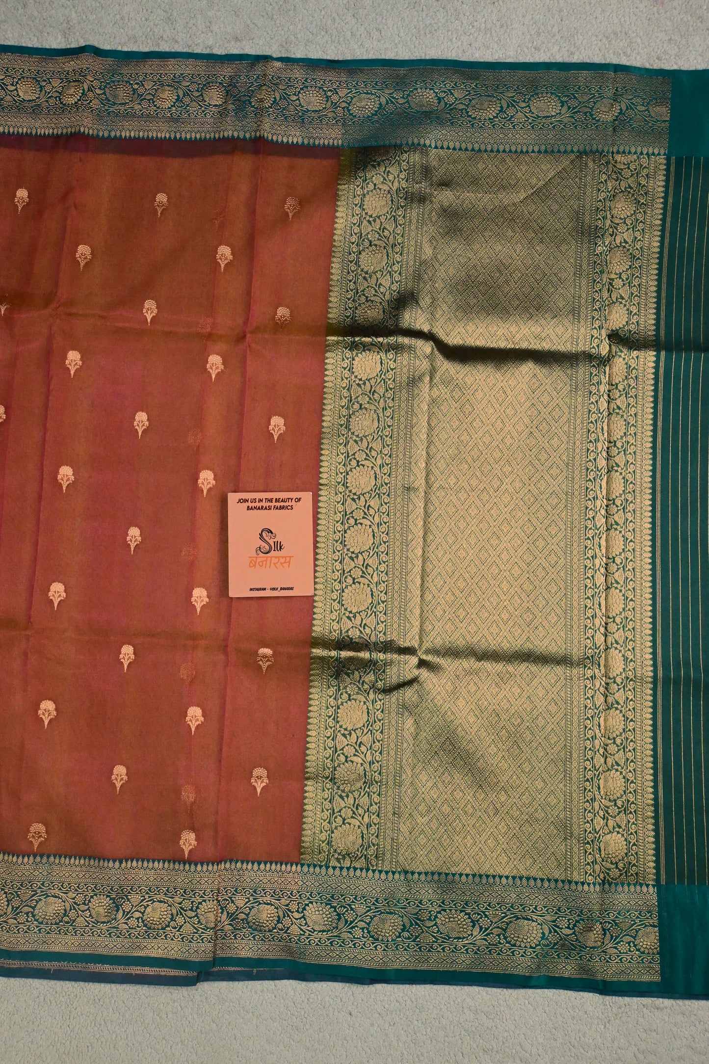 Banarasi Handwoven Pure Tissue Silk Saree