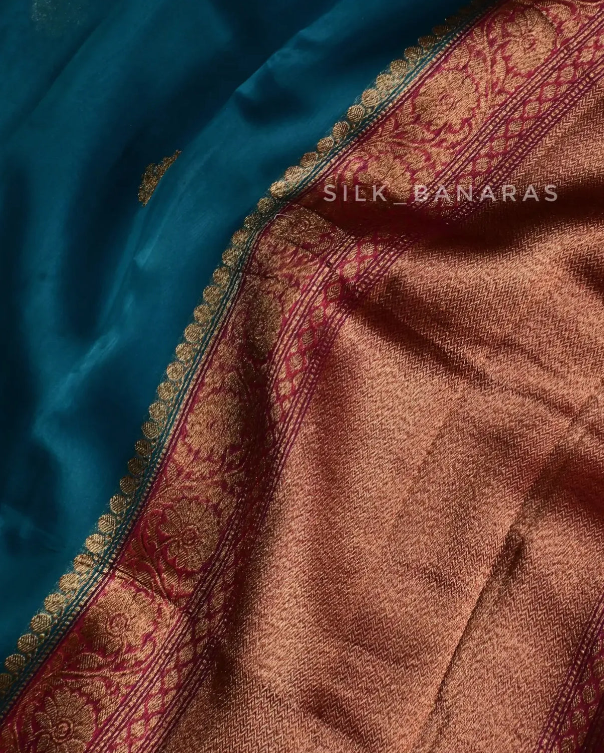 Handwoven Pure Kora Organza Silk Saree with Antique Zari Weaving