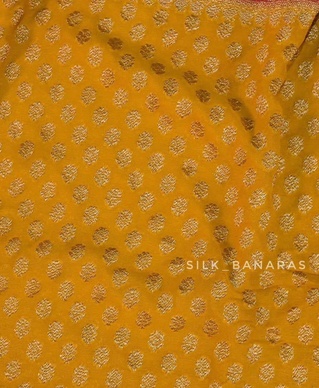 Handwoven Triple Shade Khaddi Georgette Saree