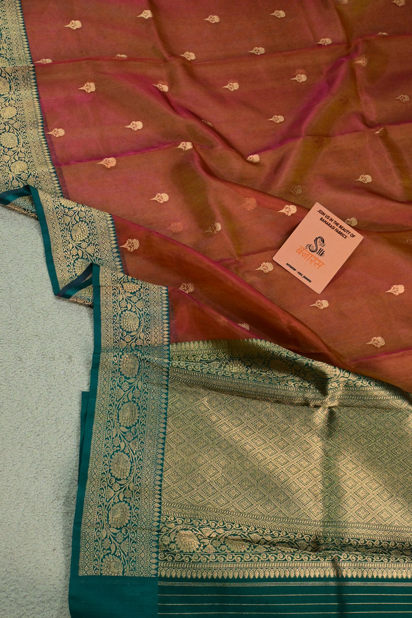 Banarasi Handwoven Pure Tissue Silk Saree