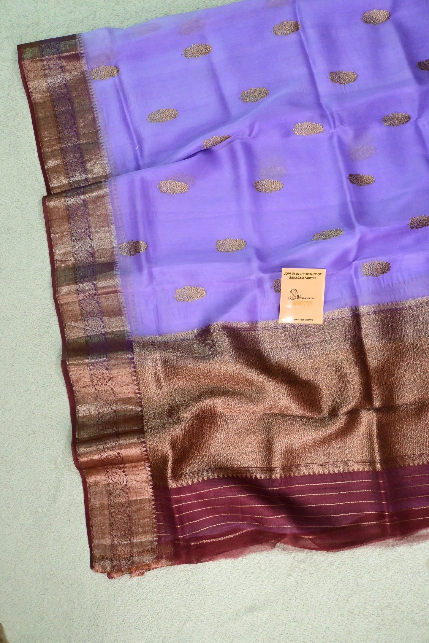 Pure Kora Silk Saree with Antique Zari Work