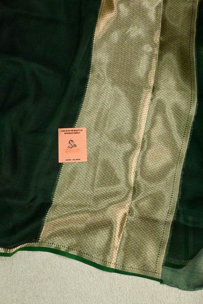 Handloom pure kora organza silk saree having satin selvage
