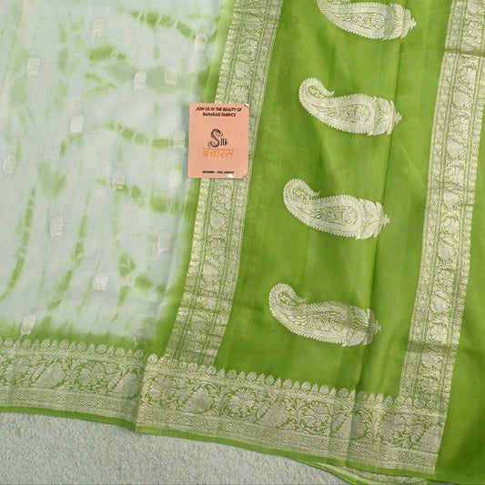 Chiffon Silk Saree in Shibori Dye
